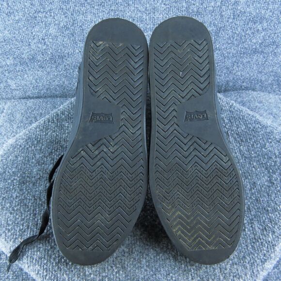 Levi's Men's Mason Hi Sneaker Black Synthetic Size 9M Gently Used 2025 - Picture 7 of 9